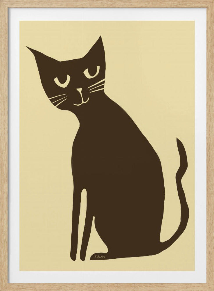 Braune Katze | Poster