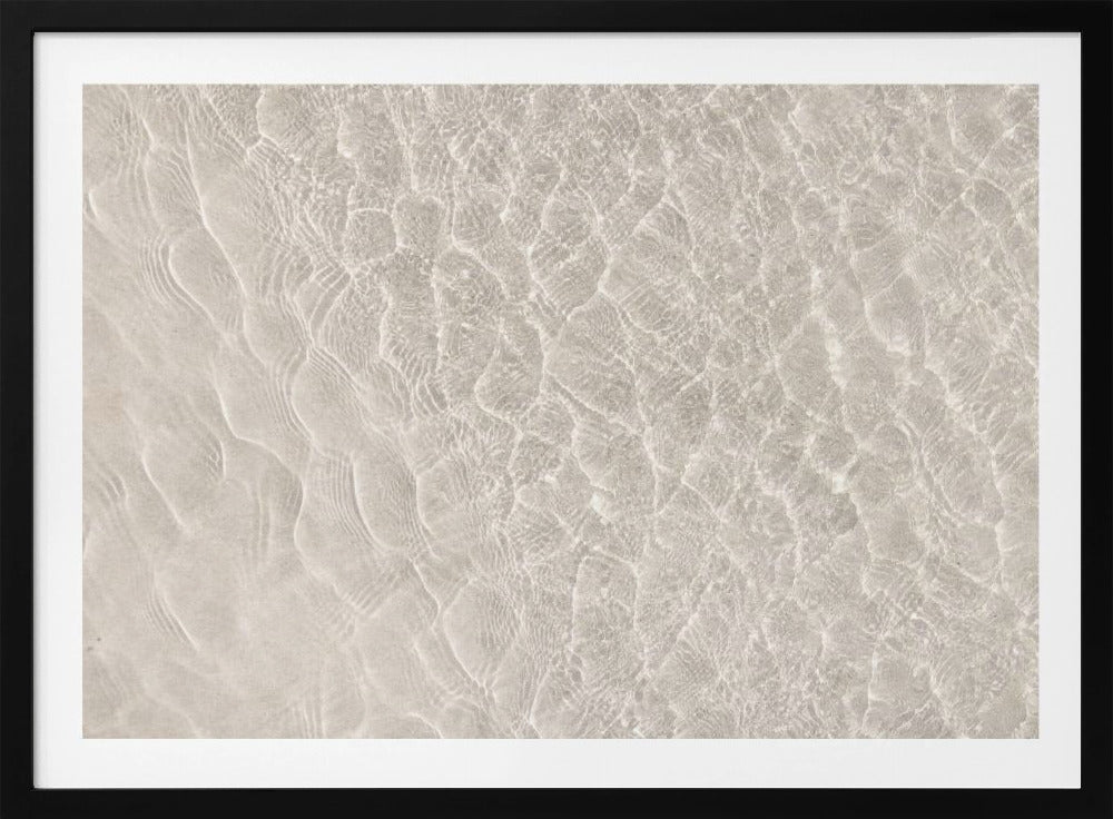 Wellen auf Sand | Poster