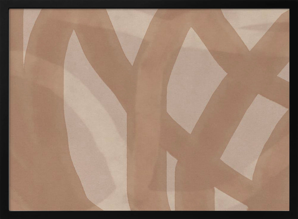 Neutral Abstract Watercolor In Nude and Pastel  9 | Poster