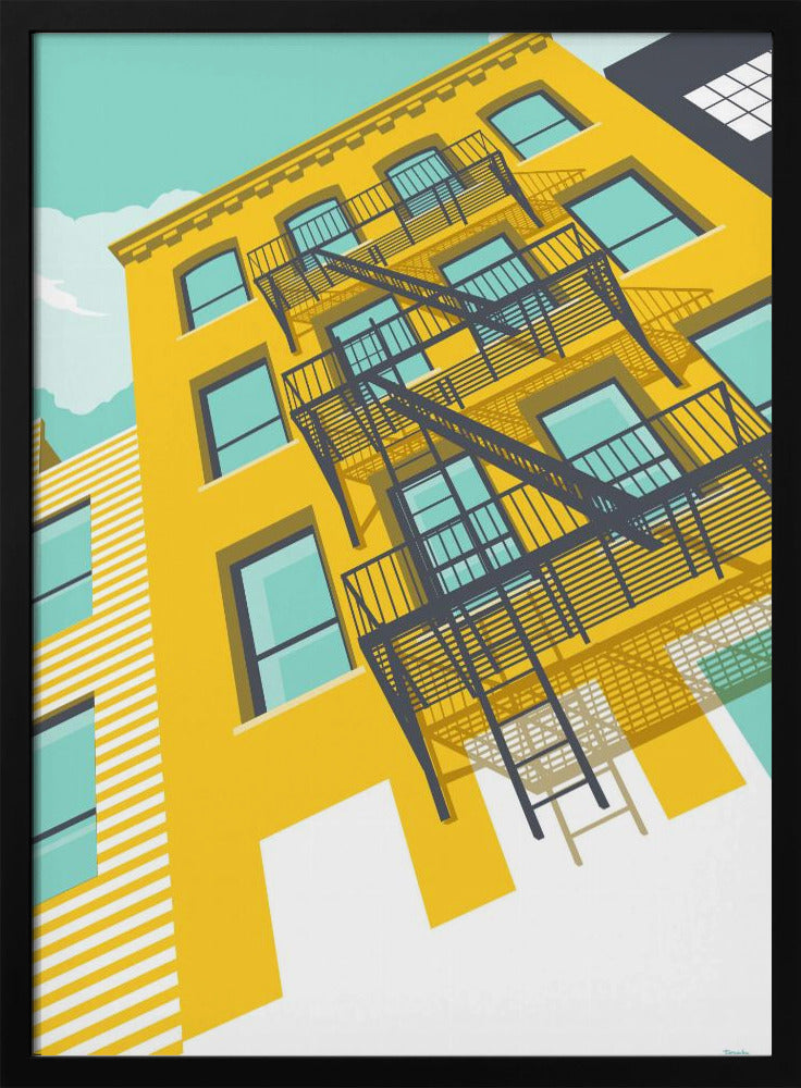 NYC Brooklyn Gelb | Poster