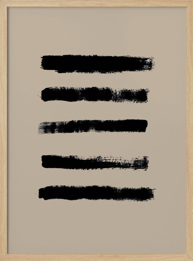 Mutige Striche Harmonie | Poster