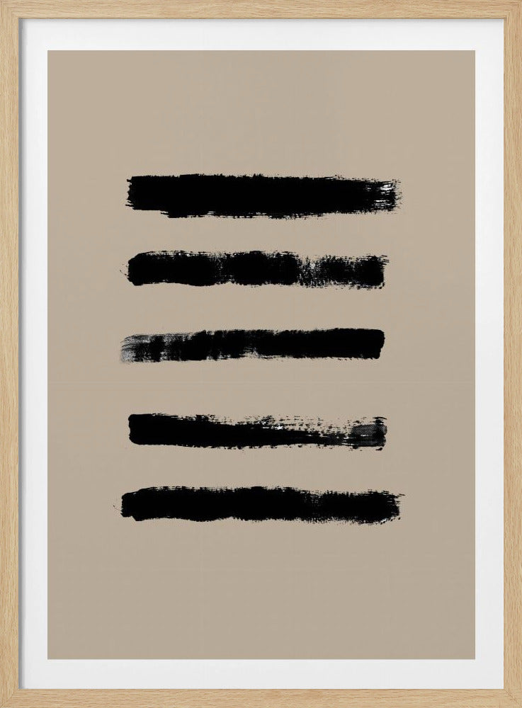 Mutige Striche Harmonie | Poster