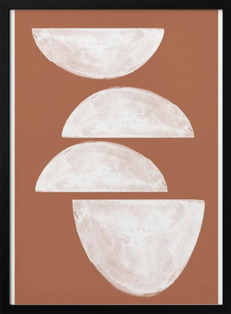 Gestapelte Hälften | Poster
