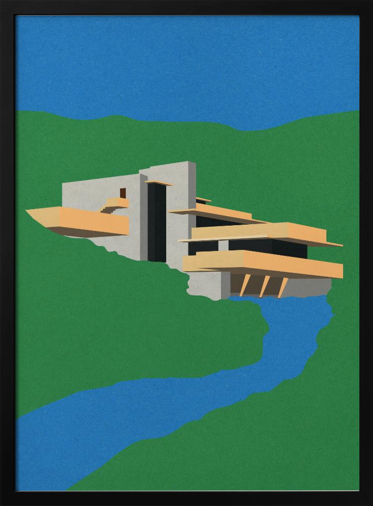 Frank Loyd Wright Fallendes Wasser | Poster