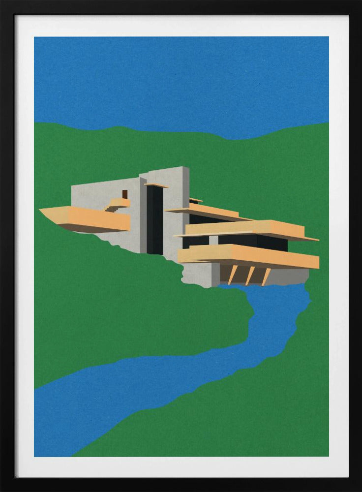 Frank Loyd Wright Fallendes Wasser | Poster