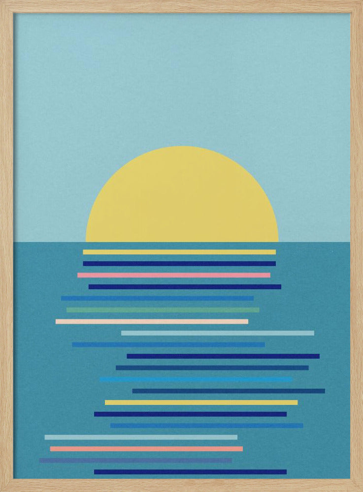 Sonnenaufgang in Ahrenshoop | Poster