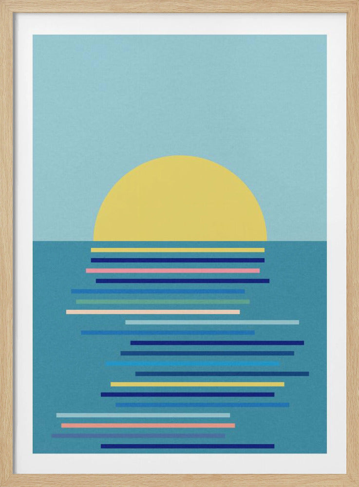 Sonnenaufgang in Ahrenshoop | Poster