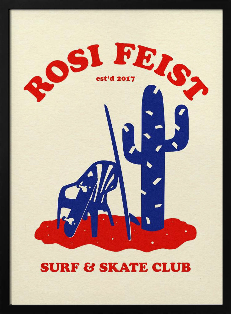 Rosi Feist Surf &amp; Skate Club | Poster