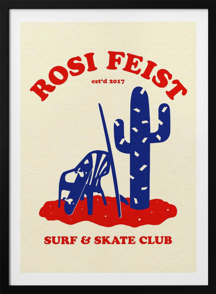 Rosi Feist Surf &amp; Skate Club | Poster