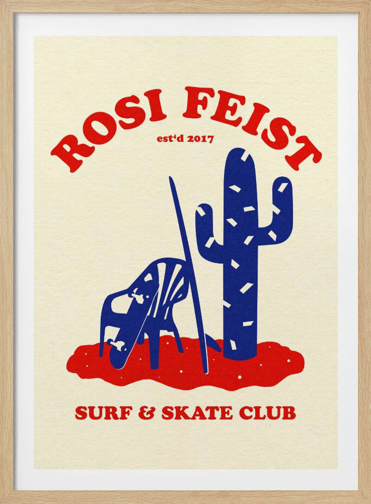 Rosi Feist Surf &amp; Skate Club | Poster