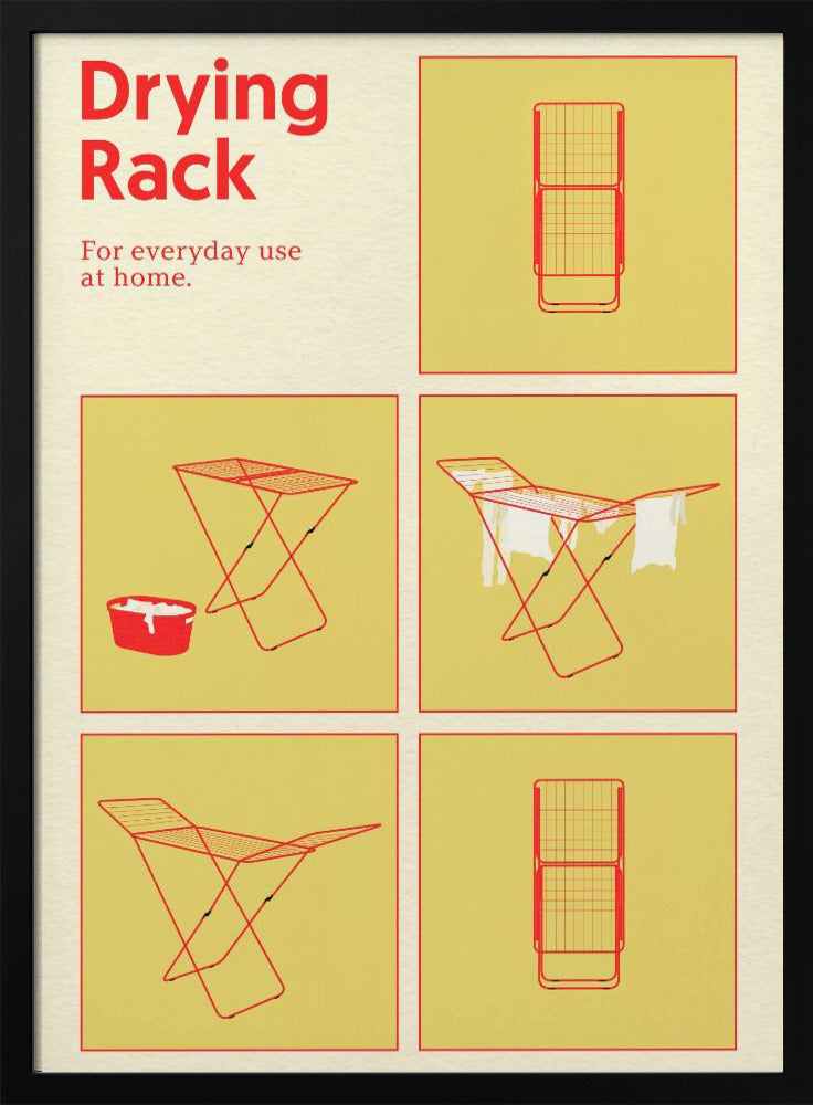 Poster Wäscheständer | Poster
