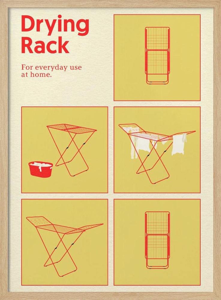 Poster Wäscheständer | Poster
