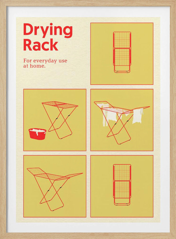 Poster Wäscheständer | Poster
