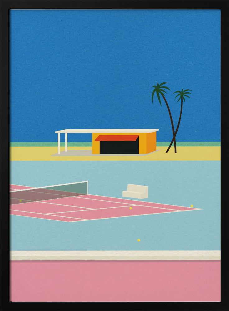 Tennis am Strand | Poster