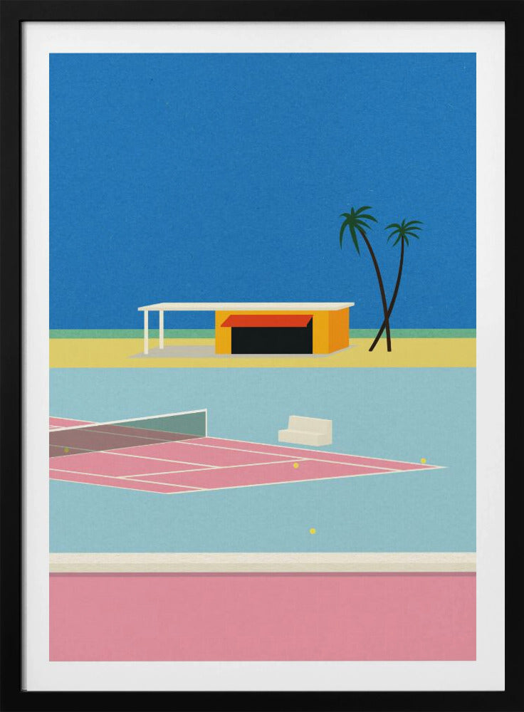 Tennis am Strand | Poster