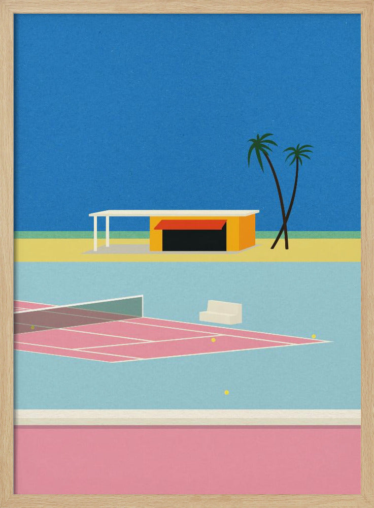 Tennis am Strand | Poster