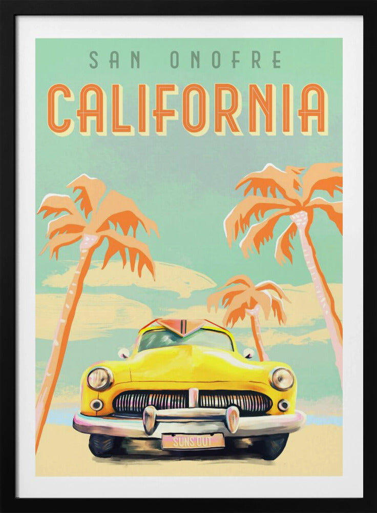 Kalifornien Surf Poster | Poster