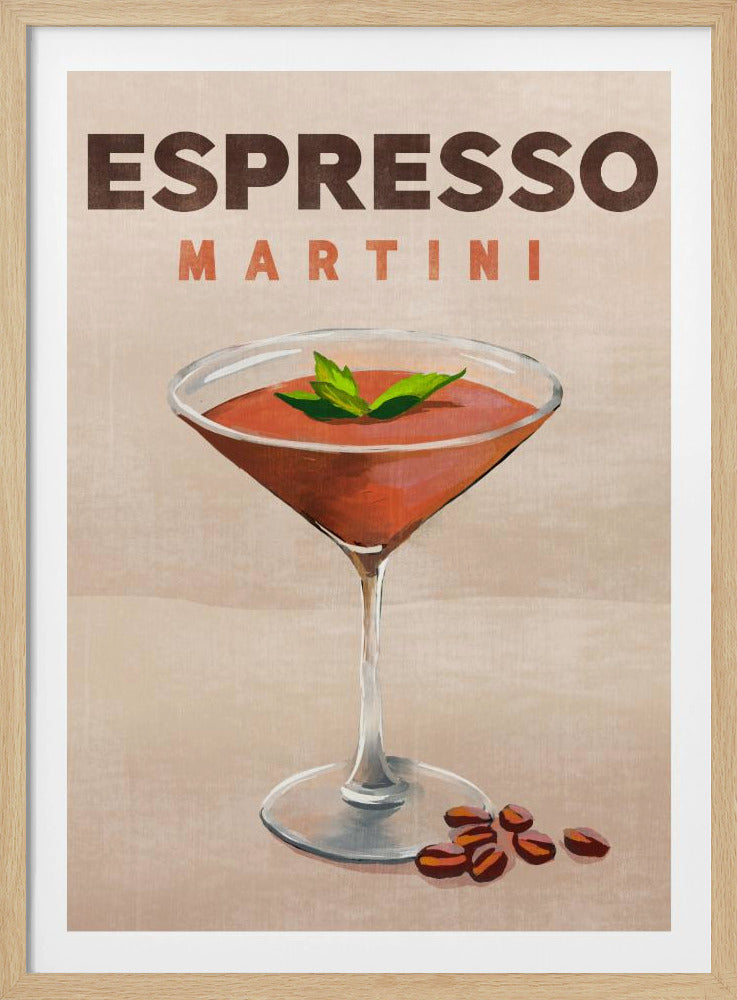 Espresso Martini Cocktail Bar Dekor | Poster