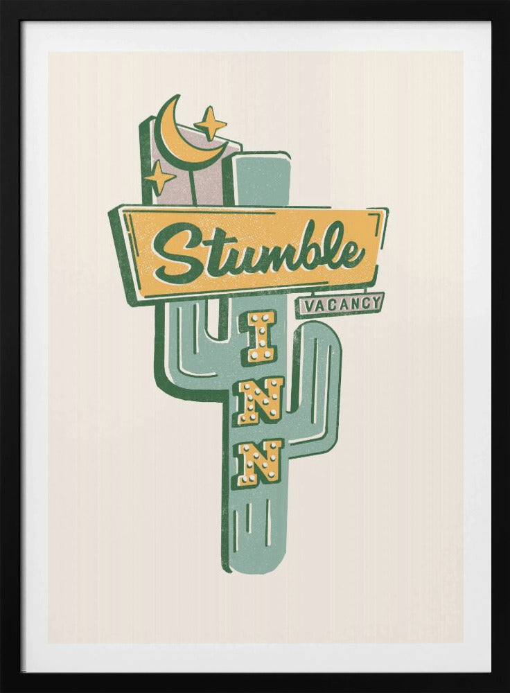 Stumble Inn Southwestern Roadside Motel Kunst | Poster