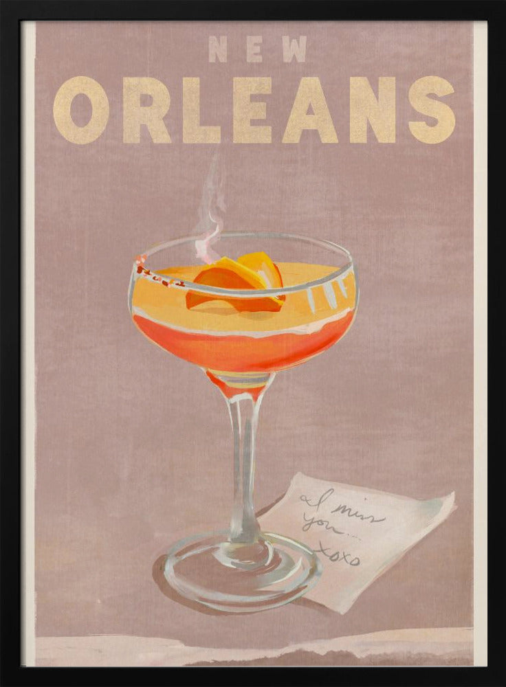 New Orleans Cocktail Reiseposter | Poster