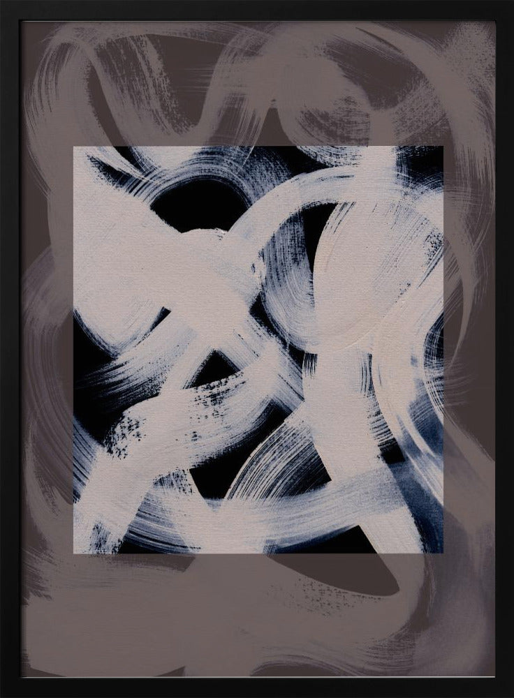 Abstract Brush Strokes 164X | Poster