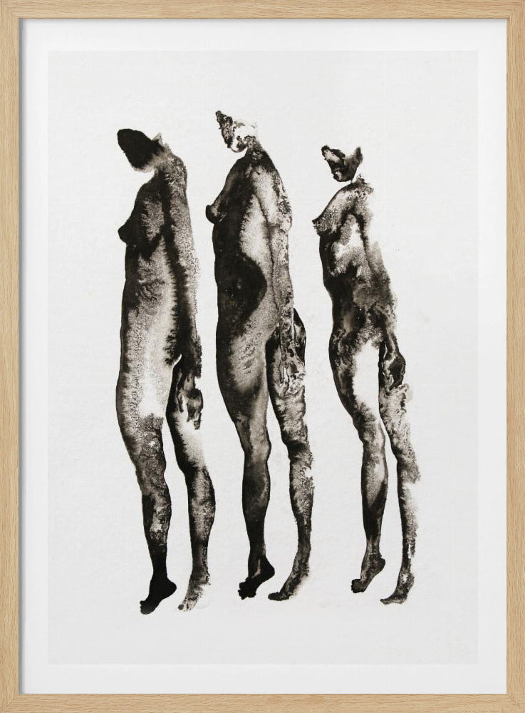 Figurenstudie 3x | Poster