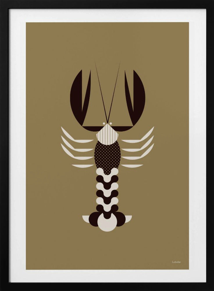 Goldene Tiere - Hummer (Gold) | Poster