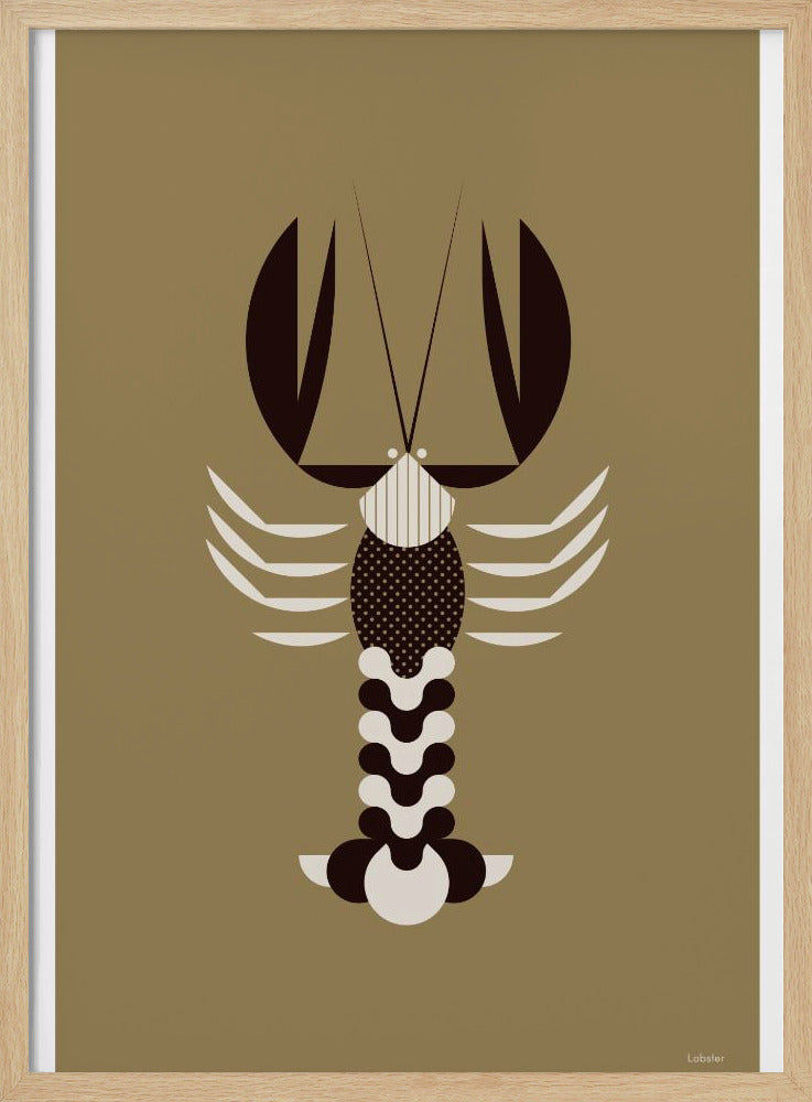 Goldene Tiere - Hummer (Gold) | Poster
