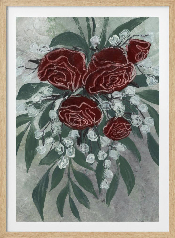 Zeldah rote Rosen | Poster