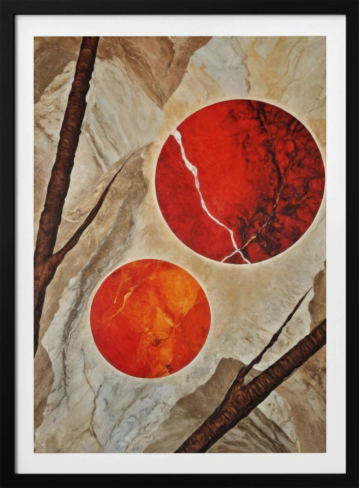 Glut im Stein | Poster