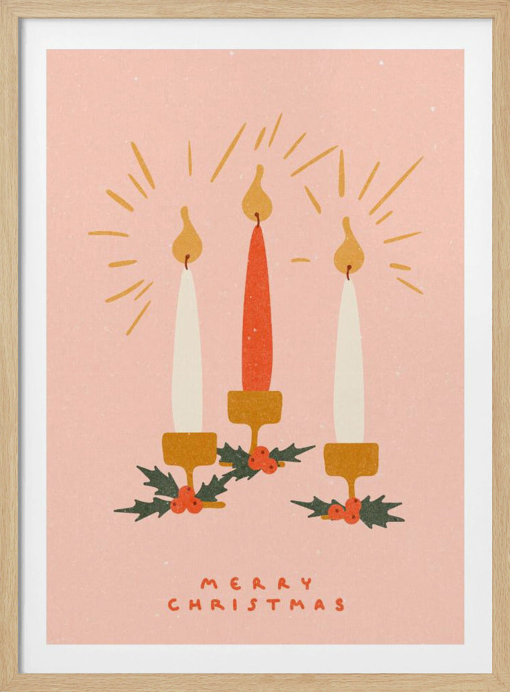 Weihnachtskerzen | Poster