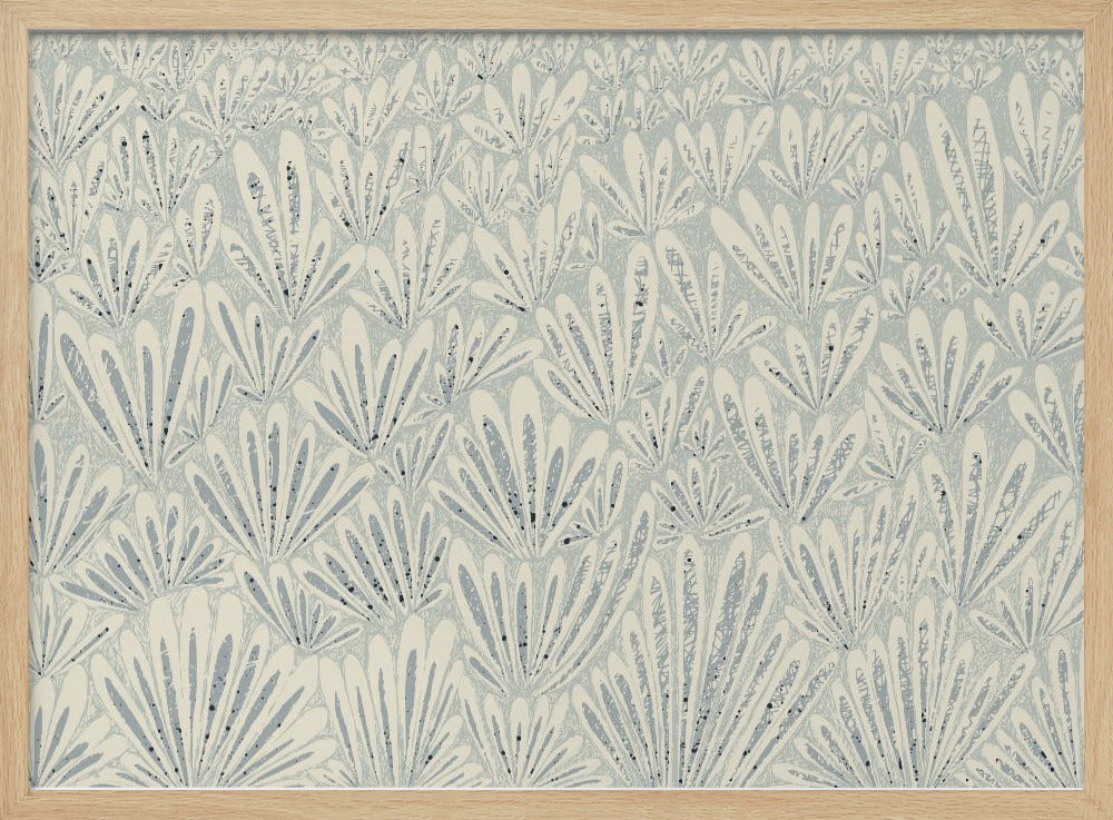 beruhigende Essentials Wiese kreideblau | Poster