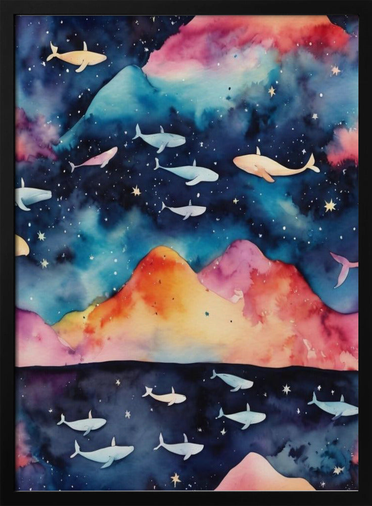 Sternenklare Meereslandschaft | Poster