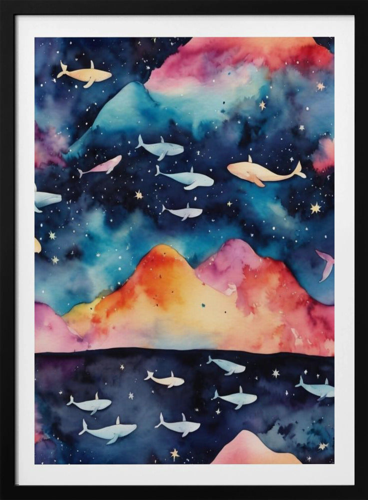 Sternenklare Meereslandschaft | Poster