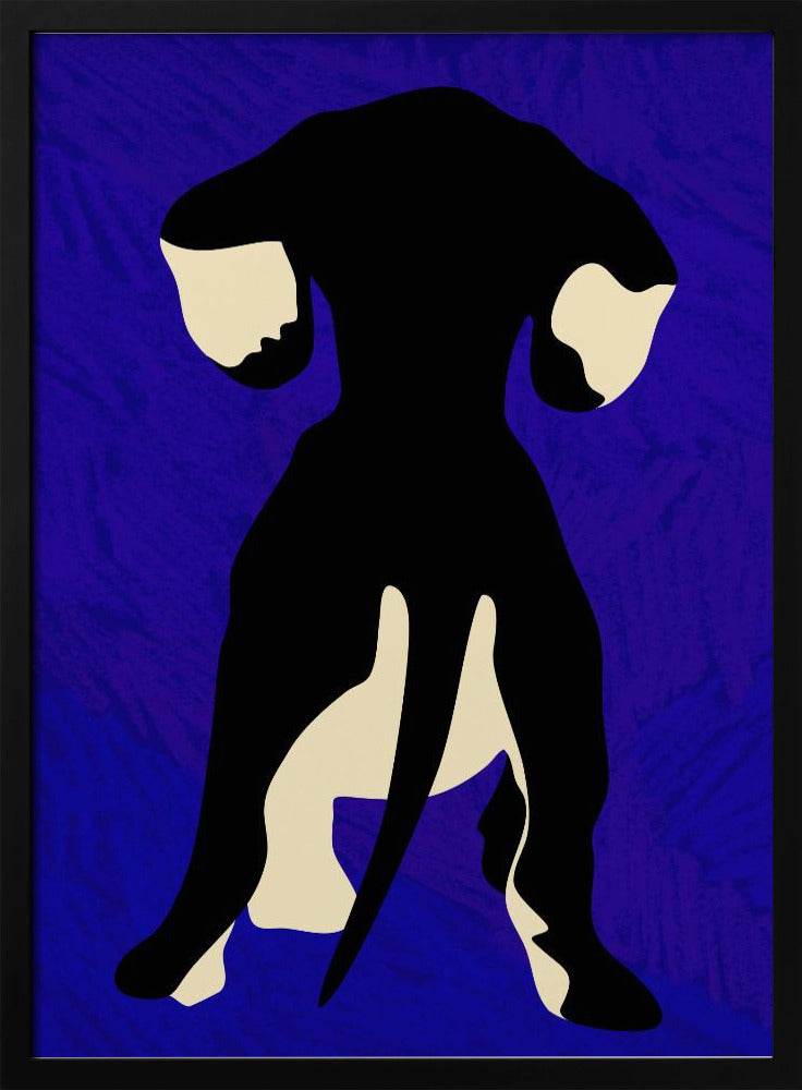 Blauer Hintergrund | Poster