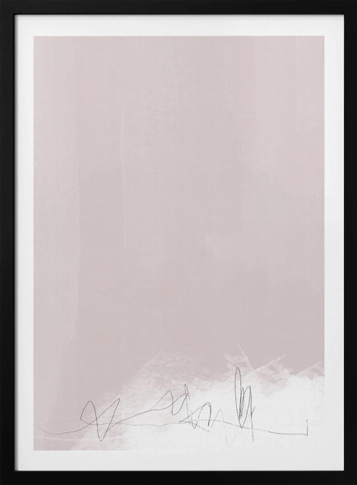 Flüstern in sanftem Beige | Poster
