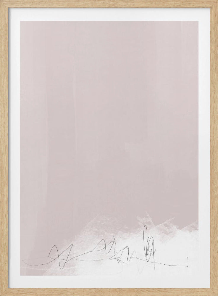 Flüstern in sanftem Beige | Poster