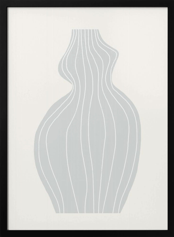 Graue Vase | Poster