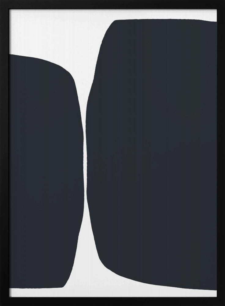 Kräftige schwarze Formen | Poster