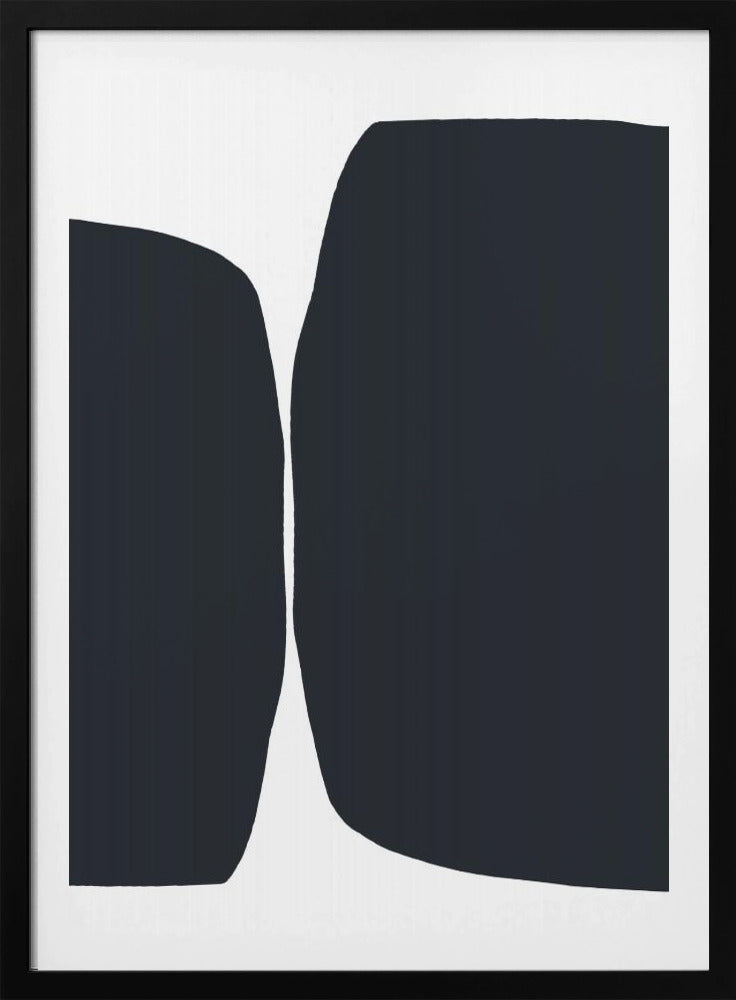 Kräftige schwarze Formen | Poster