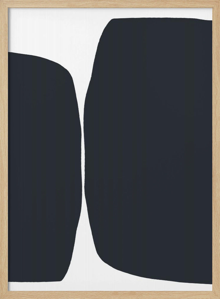 Kräftige schwarze Formen | Poster