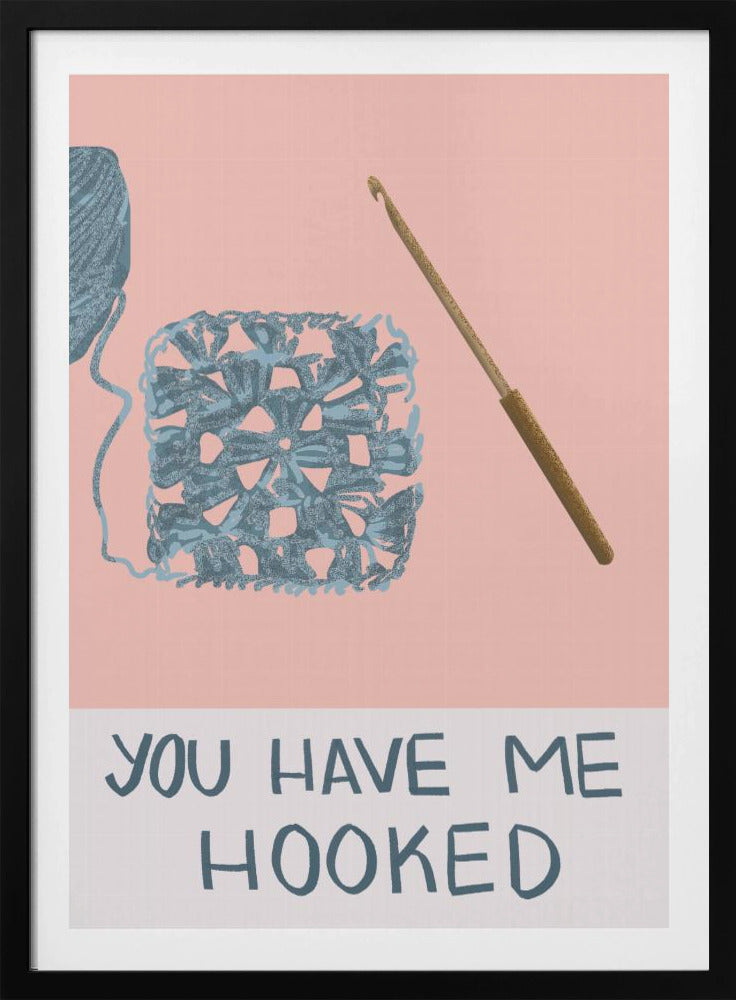 crochet hooked | Poster