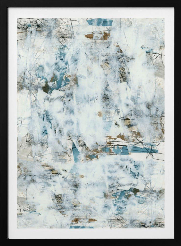 Abstrakter weißer Nebel 2 | Poster