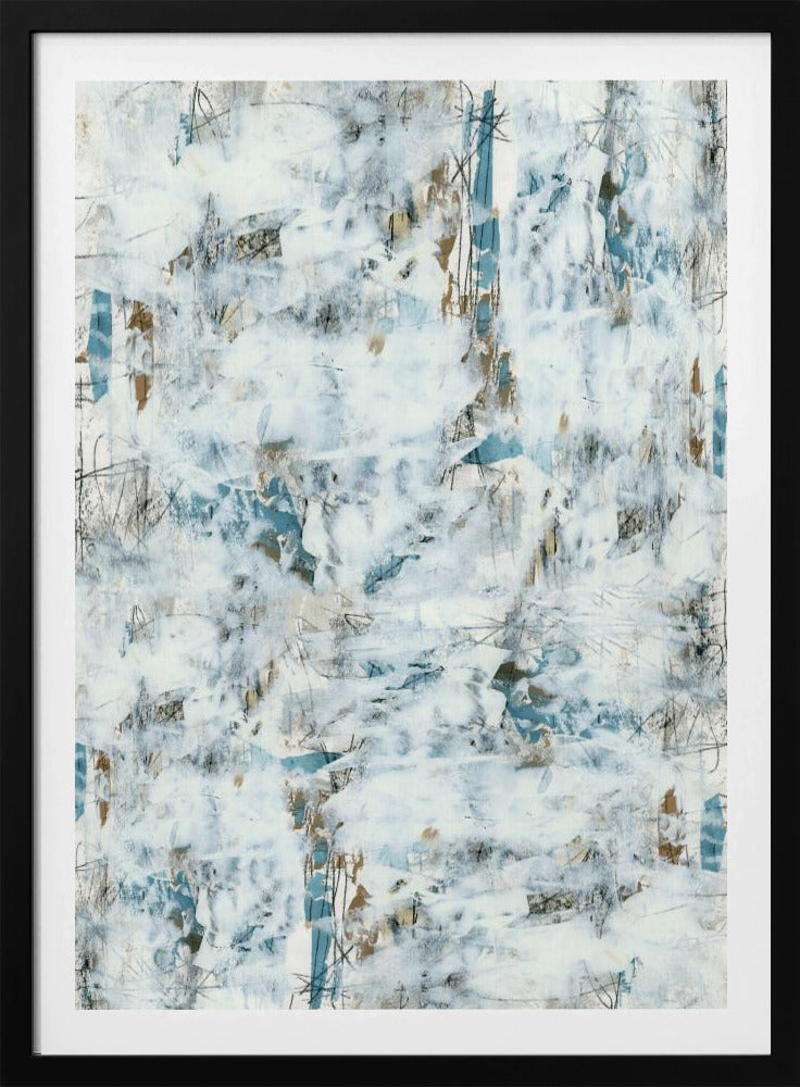 Abstrakter weißer Nebel 3 | Poster