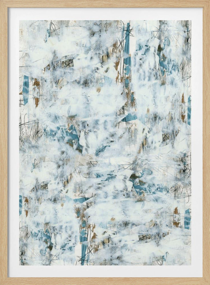 Abstrakter weißer Nebel 3 | Poster