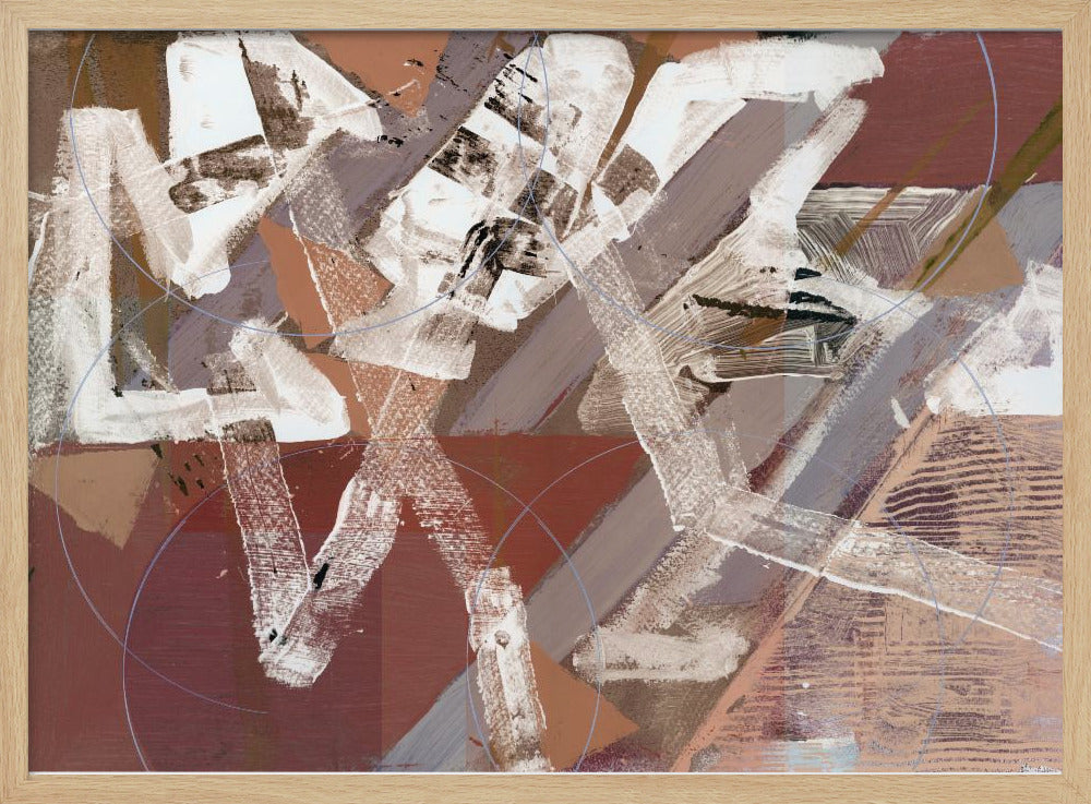 Abstrakte Kreise und Texturen 2 | Poster