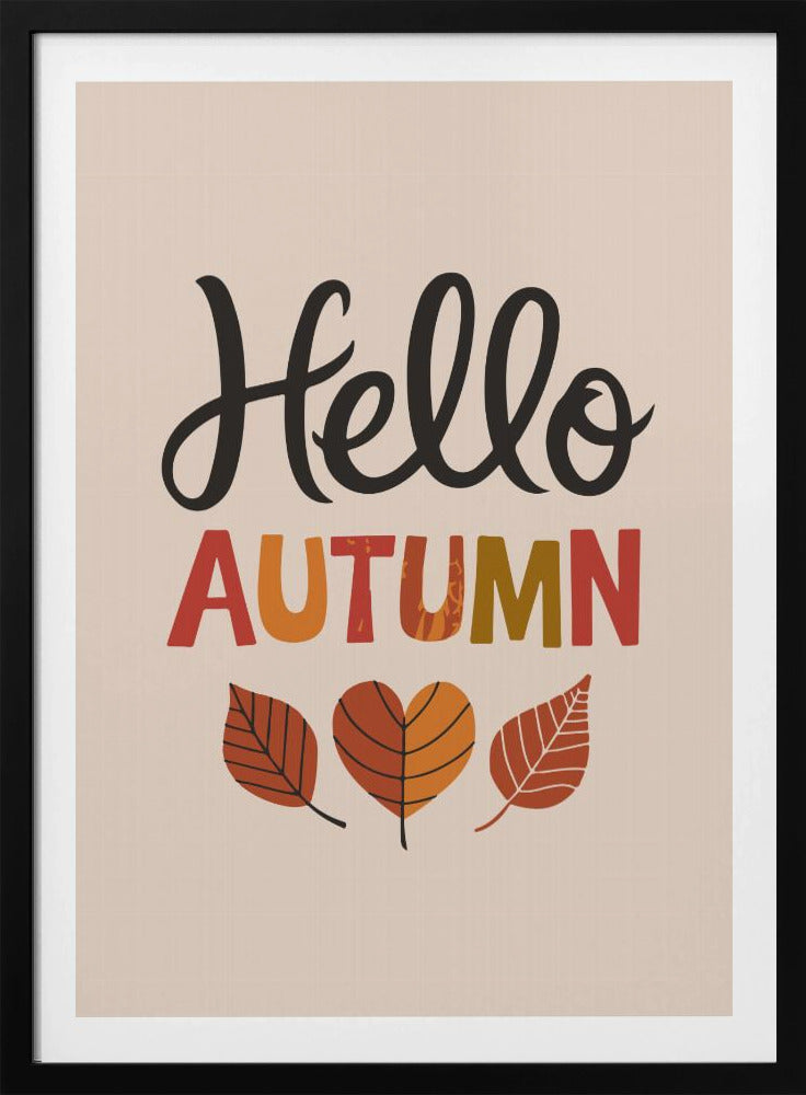 Hallo Herbst | Poster