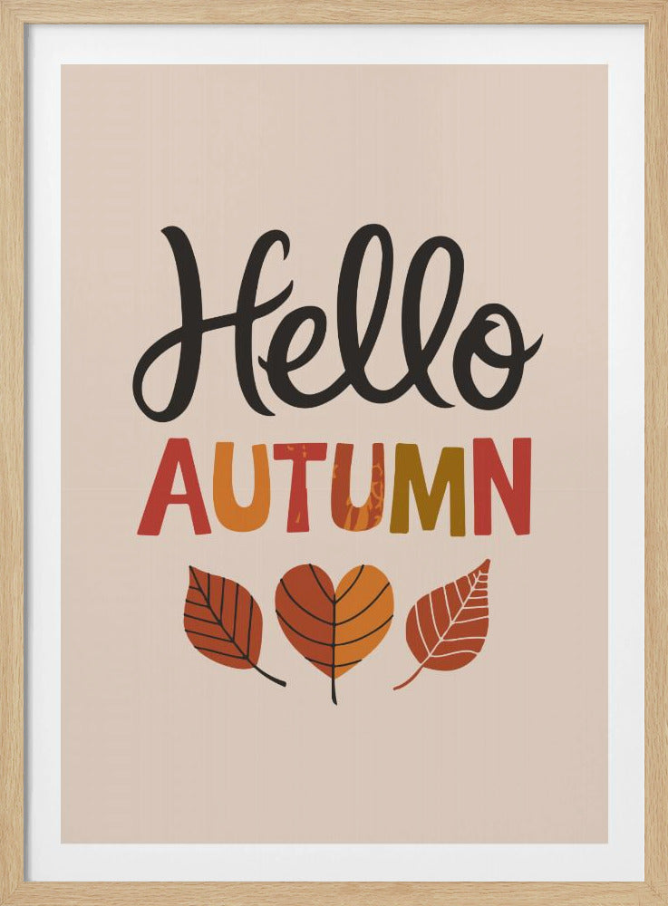 Hallo Herbst | Poster