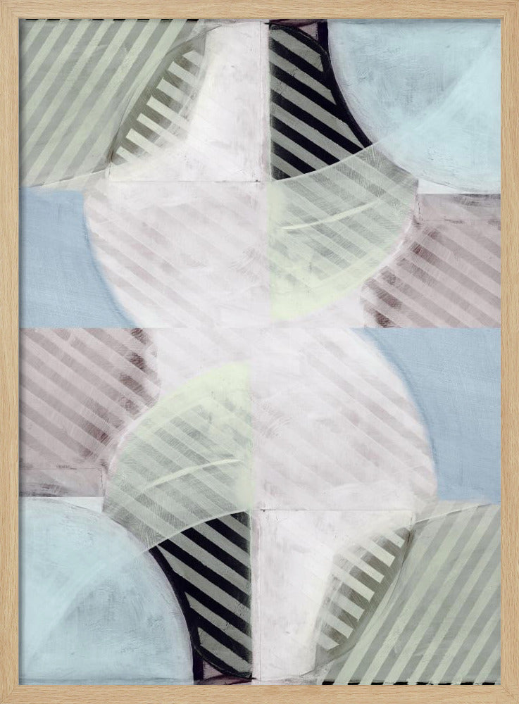 Abstrakte Nebelstreifen 1 | Poster