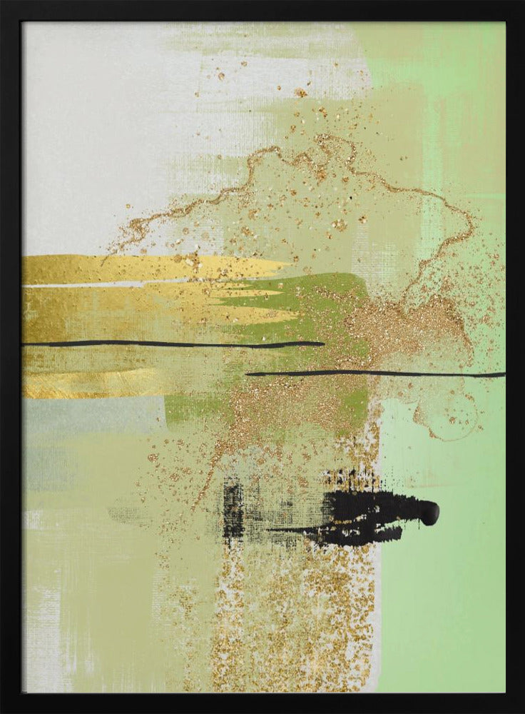 Flüssiges Grün 2 | Poster